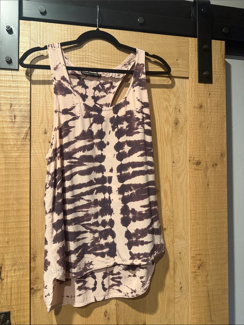 Gypsy 05 Pink and Purple Tie-Dye Scoop Tank